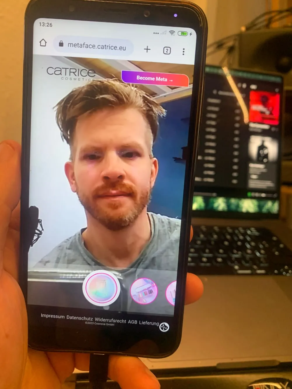 Catrice Metaface, Augmented Reality App