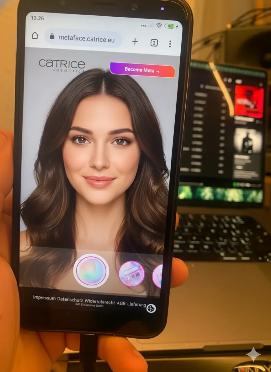 Catrice Metaface, Augmented Reality App