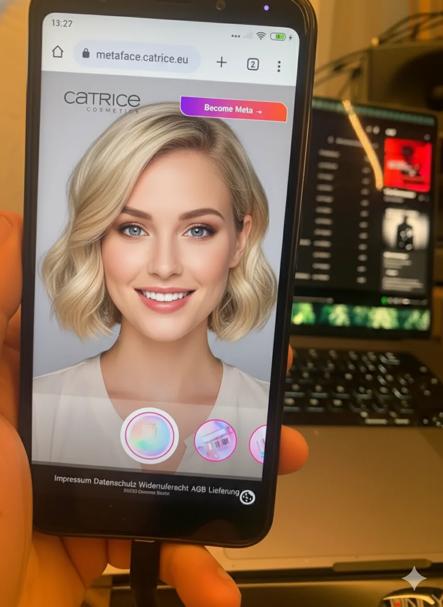 Catrice Metaface, Augmented Reality App Gallery 2