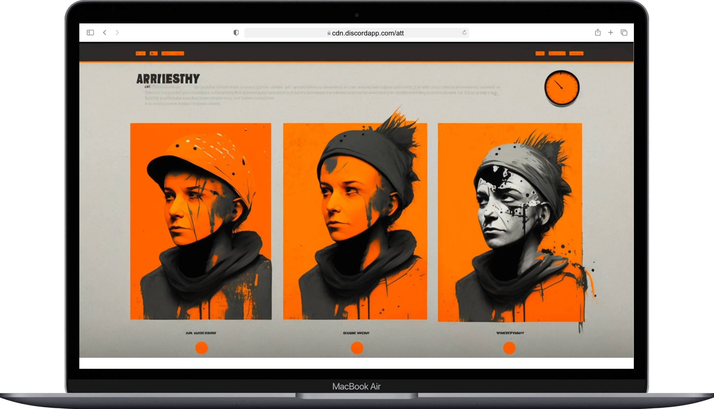 Webdesign Beispiel
