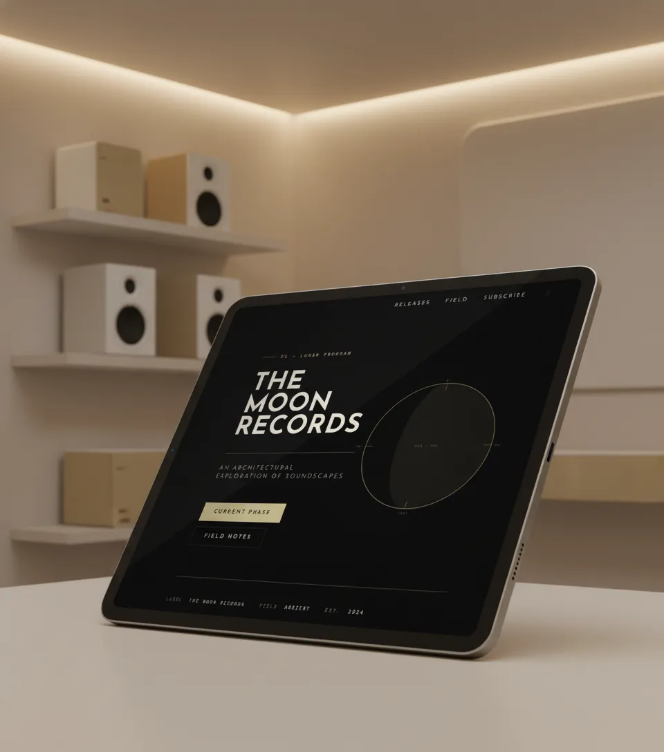 The Moon Records — Tablet Ansicht
